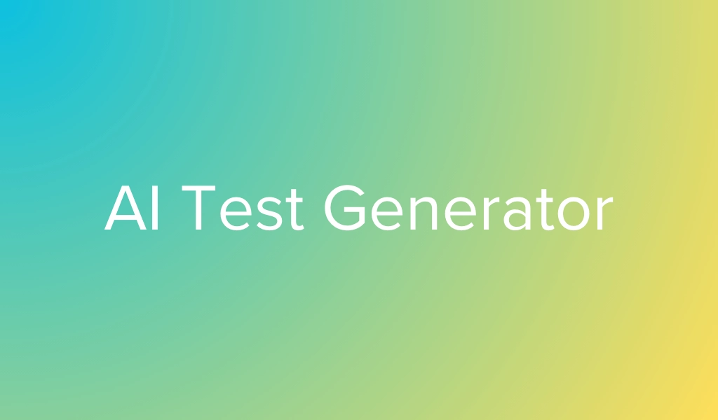 How to Conduct Test Online Using an AI Test Generator?