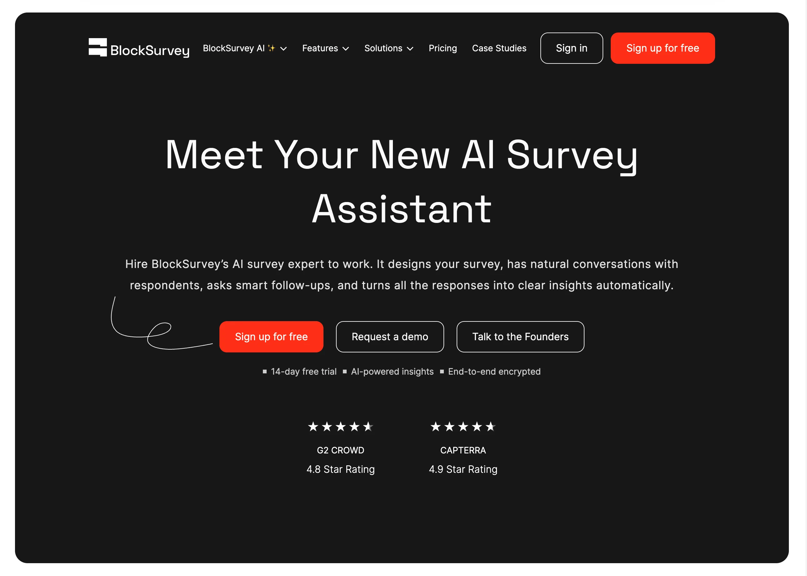 BlockSurvey survey builder interface